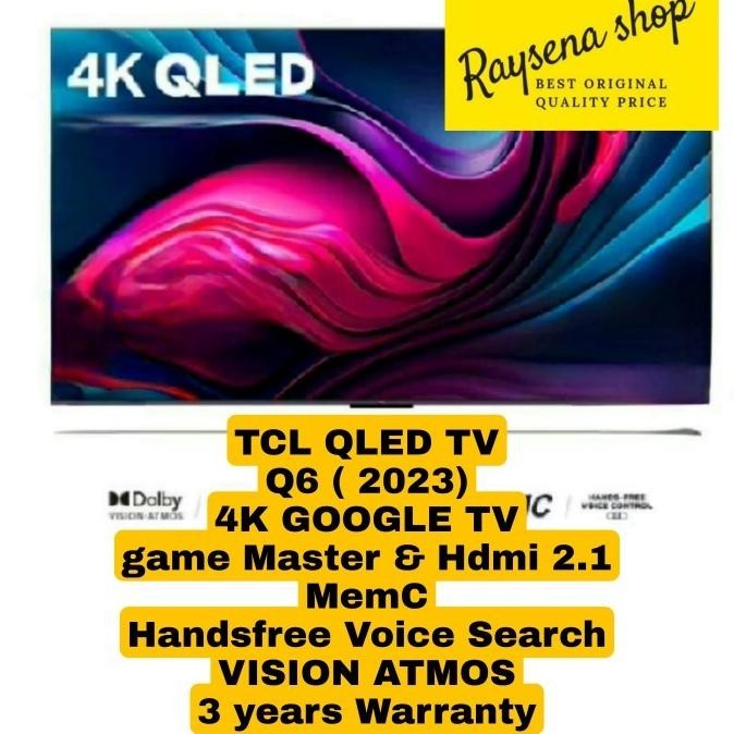 Tcl Qled 43Q6 4K Google Tv 43 Inch 2023