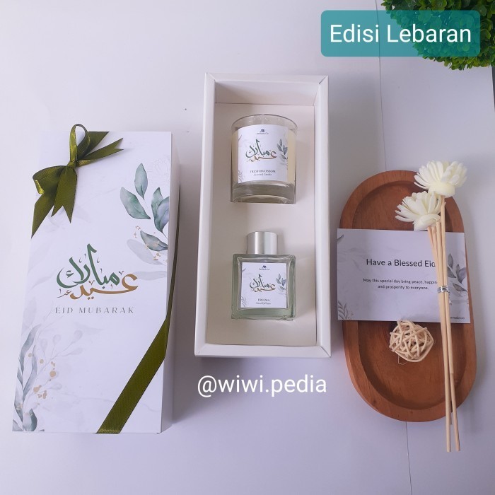 Gift Set Lilin Aromaterapi Reed Diffuser Kado Wisuda Nikah Souvenir