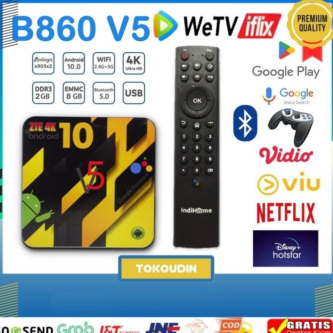 Stb Android Box Zte 4K B860H V5 Full Aplikasi