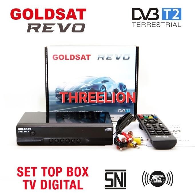 Set Top Box Tv Digital Goldsat Revo Dvb-T2 Terrestrial
