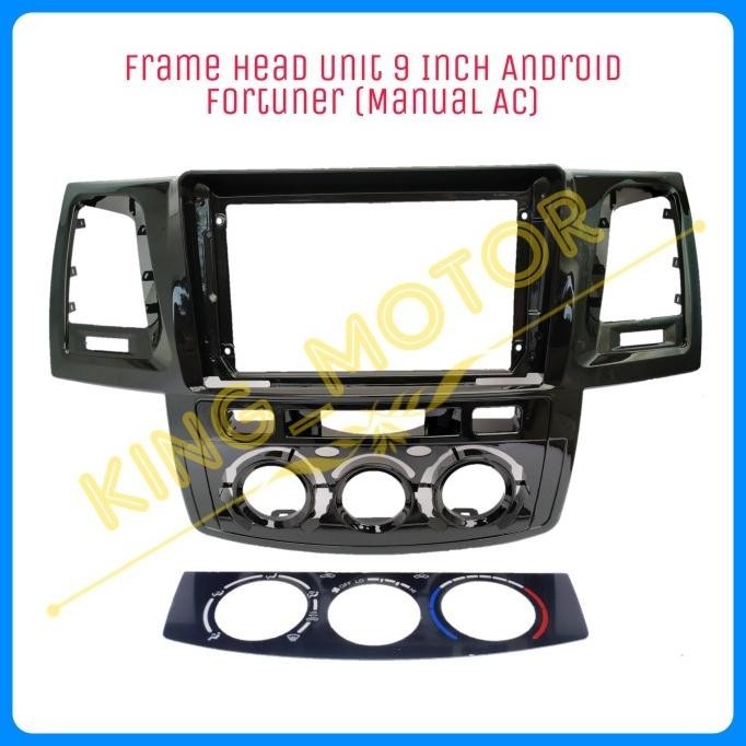 Frame Head Unit 9 Inch Android Fortuner