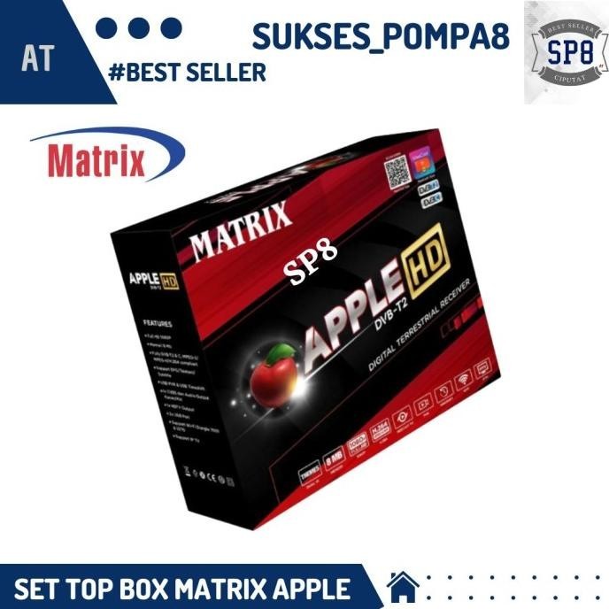 Set Top Box Digital Matrix Apple Dvb T2 / Stb Tv / Receiver Tv