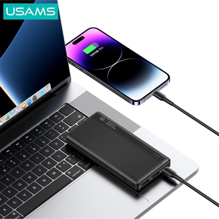 Usams Pb71 Powerbank 10000Mah Dual Input Type C Micro