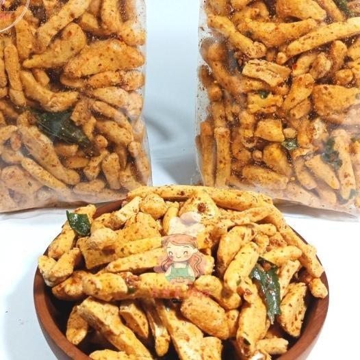 

Basreng 1Kg / Bakso Goreng Pedas Daun Jeruk / Basreng Stik Pedas