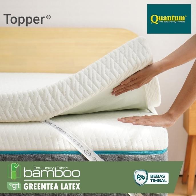 Topper Bamboo Greentea Latex Quantum