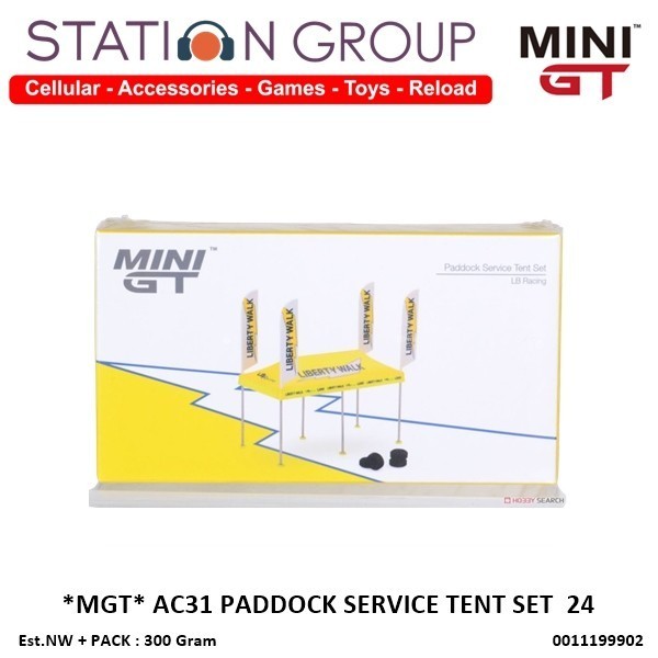Fhare Mini Gt Ac31 Paddock Service Tent Set 24 - Diecast