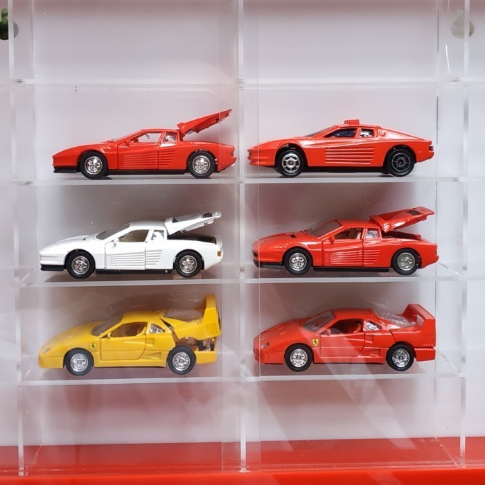 Fhare Majorette Ferrari Testarossa F40 Deluxe Collection Set 6Pcs Diecast