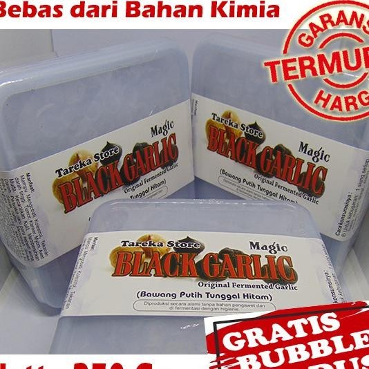 

Bawang Putih Hitam Tunggal 1/4 Kg -Bla Garlic- Bawang Hitam Lanang