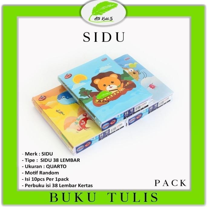 

BUKU TULIS SIDU 38 LEMBAR [ PACK ] BUKU TULIS SEKOLAH ANAK TERLARIS TERBARU ASLI TERMURAH BERKUALITAS BAGUS GROSIR COD BAYAR DI TEMPAT