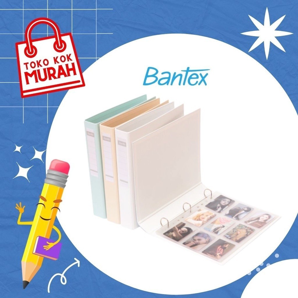 

Bantex Photocard Album A4 3 Ring Binder A4 8322P
