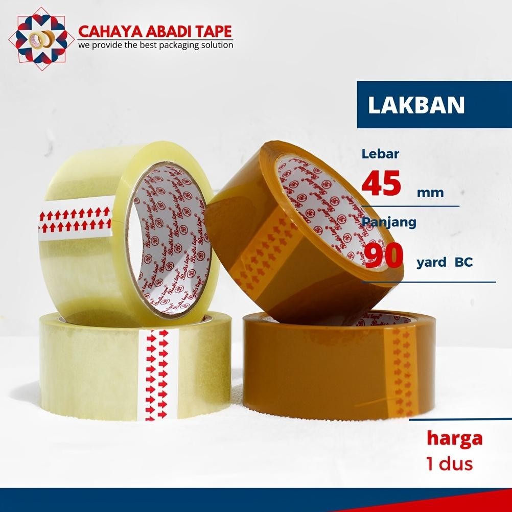 

Jg-56 Lakban Bening Coklat Bodhi Tape Termurah !! Per Dus 45 Mm X 90Yard Bc Promo