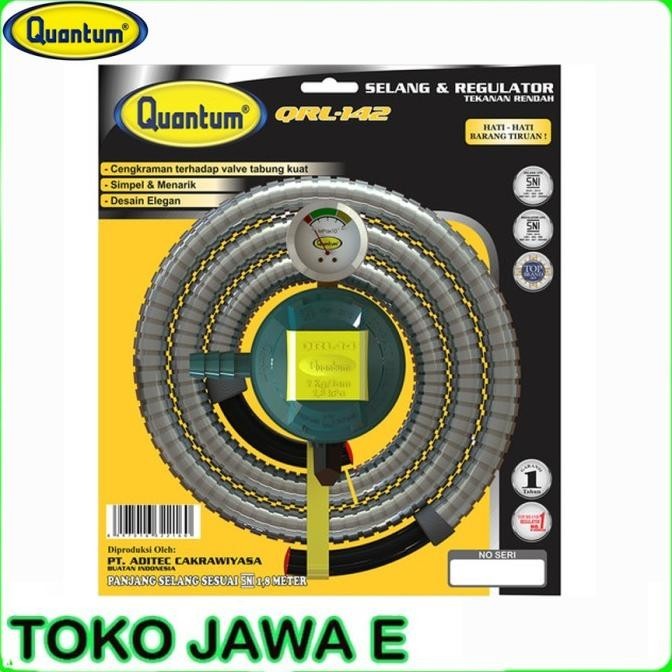 Selang Dan Regulator Gas Quantum (Asli)