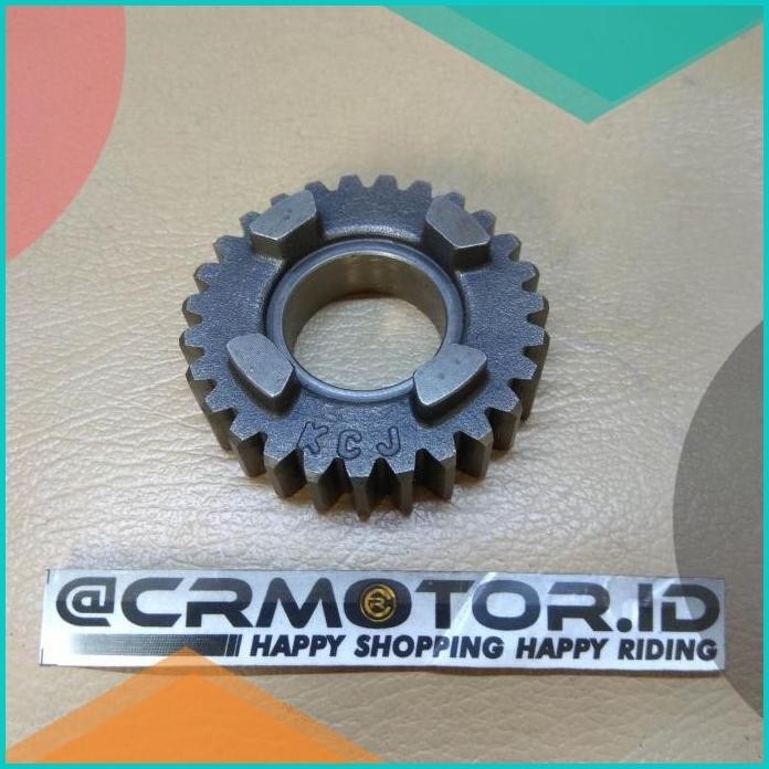 original gigi gear rasio Tiger no 6 mata 27 T as kopling copotan motor