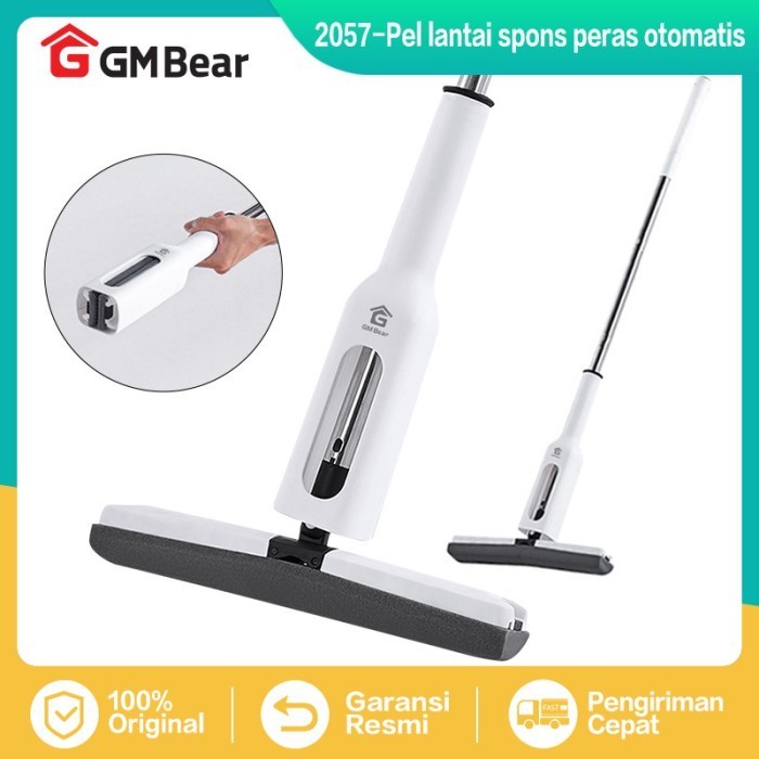 Alat Pel Lantai Spons 2057 Sponge Mop 32Cm Alat Pel Lantai Karet Praktis