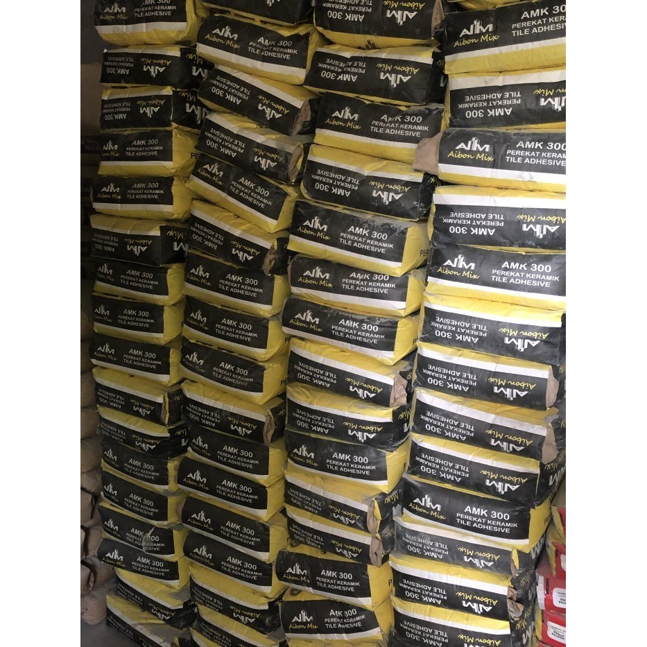 

Perekat Keramik Amk 300 Lem Keramik Aibon Mix Tile Adhesive 40Kg
