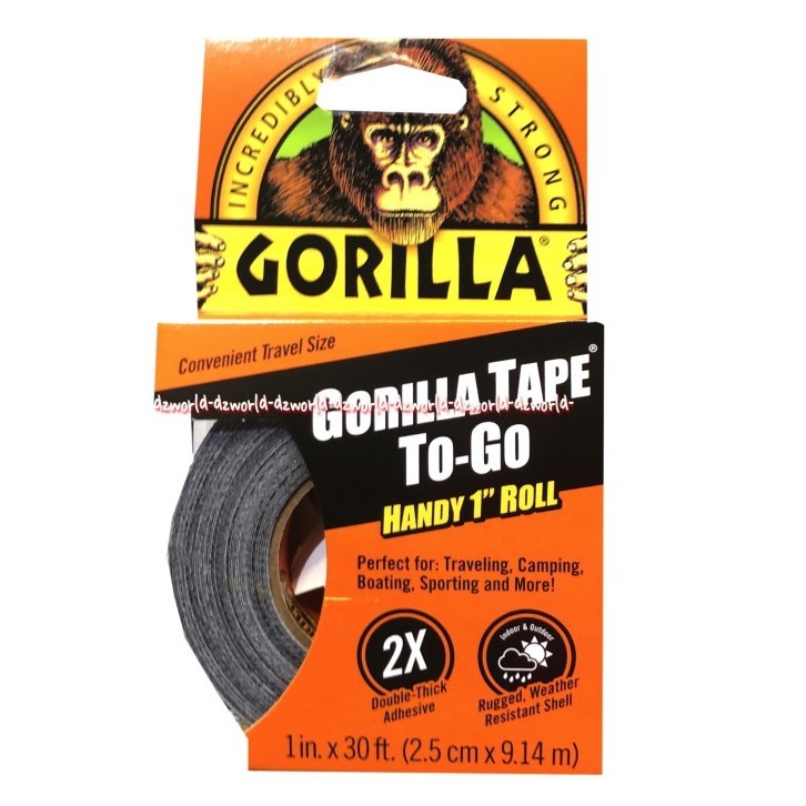 

Gorilla Tape To Go 9M Isolasi Tahan Segala Cuaca Gorila Kuat Lakban