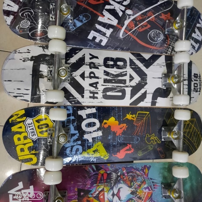 Fir Skateboard Amplas Xl Dewasa Pro Maple / Skateboard Besar 3108 Roda Pu