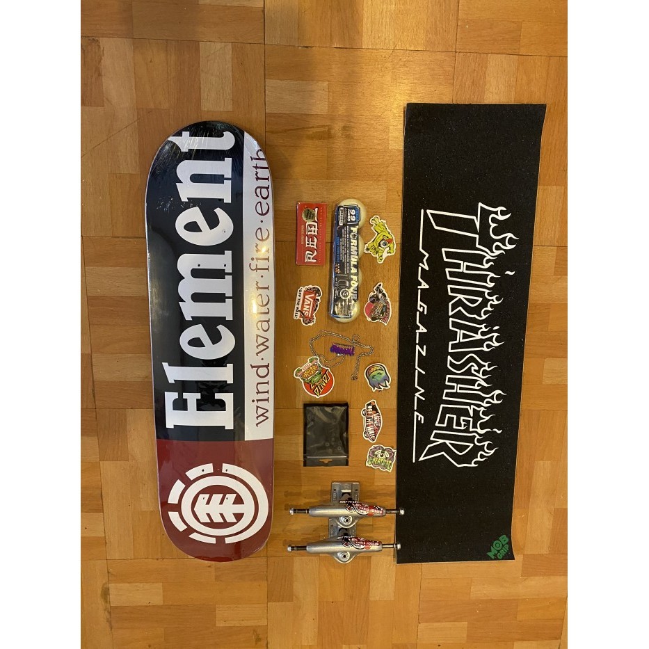 Fir Skateboard Set Element Deck Independent Trucks Thrasher Griptape