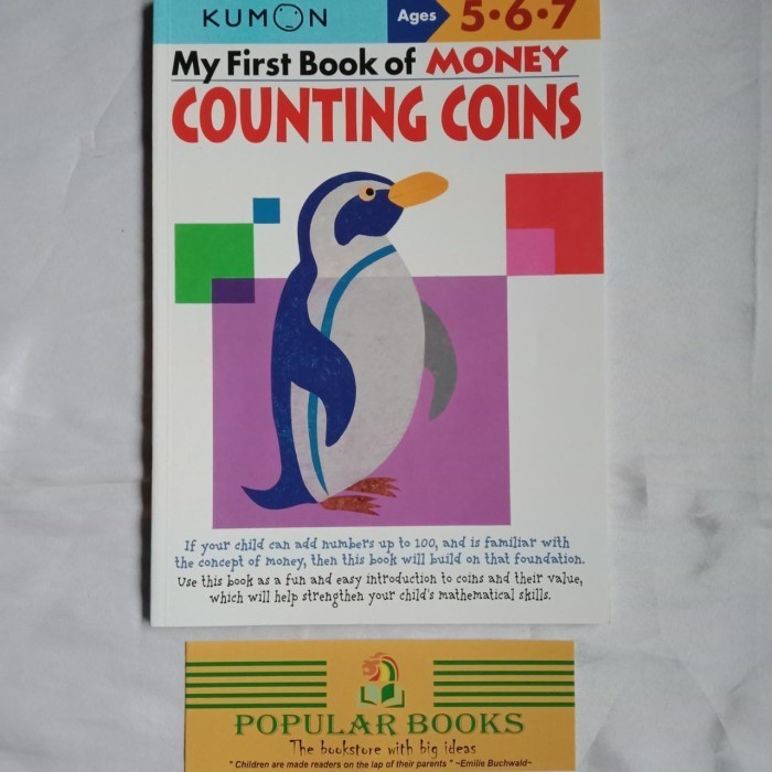 Terlaris Kumon My First Book of Money Counting Coins ( Ages 5-6-7 ) SALE