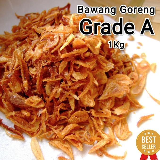 

Bawang Goreng Brebes Super Grade A murni 1kg LN