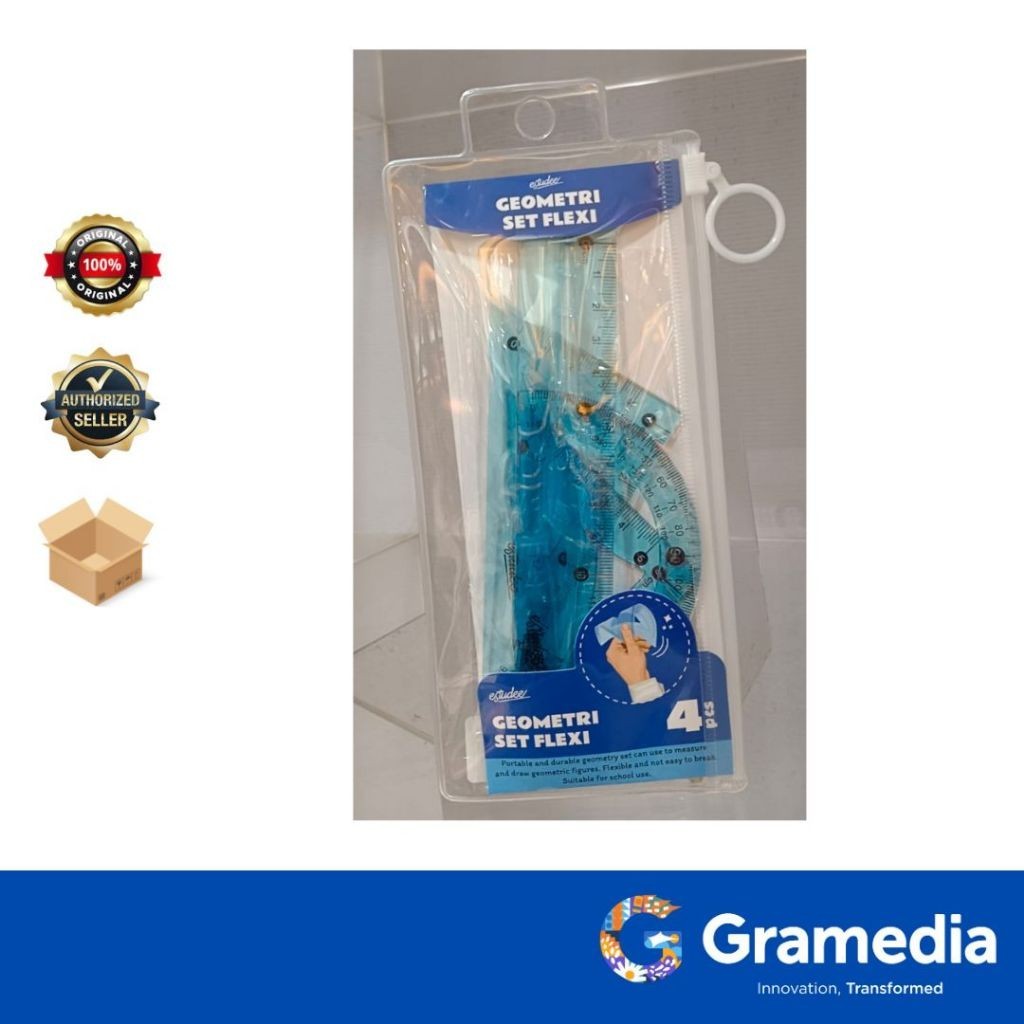

Gramedia-Estudee Geometric Set Flexi Blue Es-Gr18510