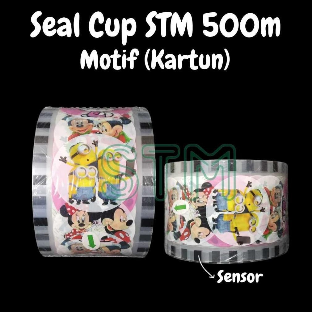TRE Lid Cup Sealer Jumbo/Tutup Seal Cup Roll Besar 500meter utk Gelas Plastik PP Panjang 500m +/-500
