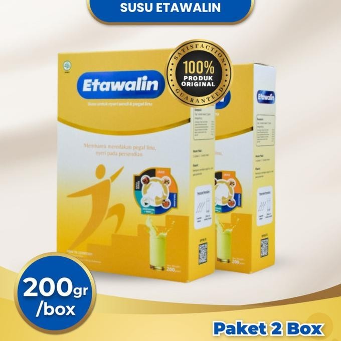 

Etawalin Susu Etawa Original Atasi Nyeri Sendi dan Asam Urat 2 Box