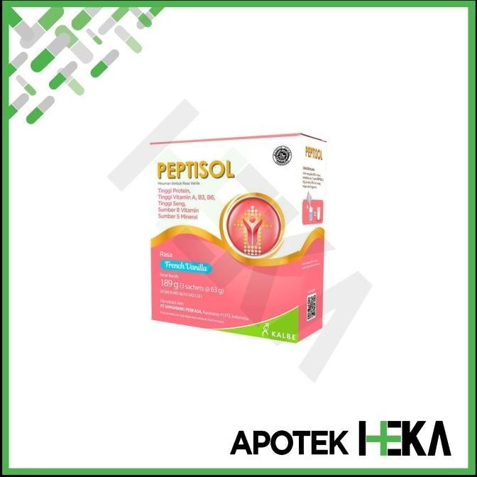 

Peptisol Vanila/Coklat 189 gram - Nutrisi Tinggi Protein Rendah Residu