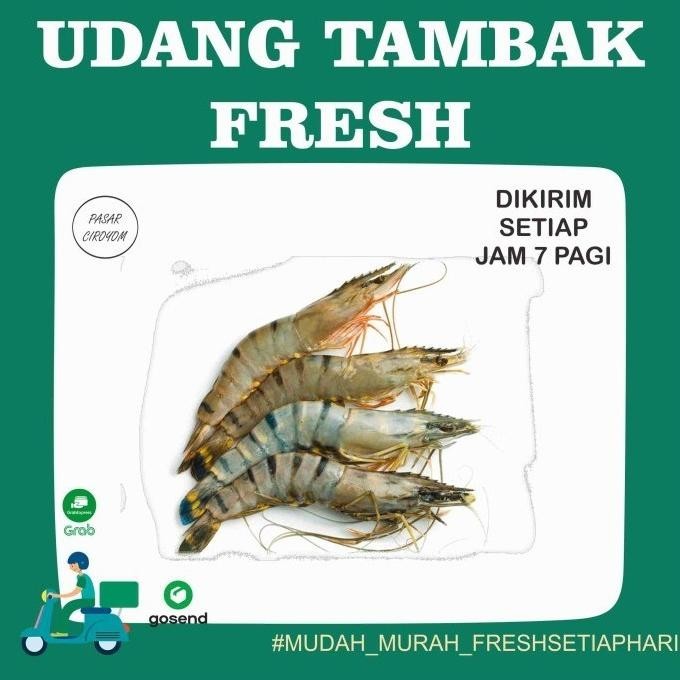 

UDANG TAMBAK/UDANG VANAME/UDANG FRESH BANDUNG 500g