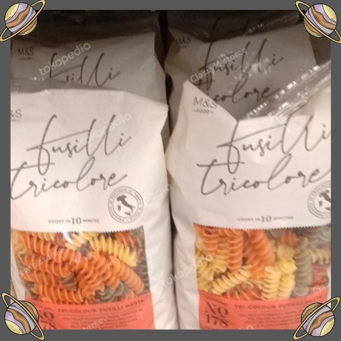 

[CLS] M&S FOOD FUSILLI TRICOLORE 500 GR/PASTA FUSILLI