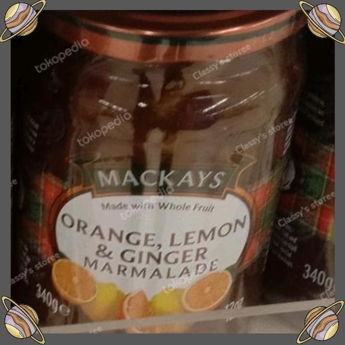 

[CLS] MACKAYS ORANGE, LEMON & GINGER MARMALADE 340 GR/SELAI/JAM