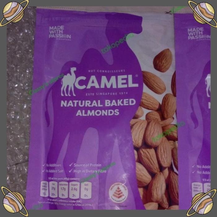 

[CLS] CAMEL NATURAL BAKED ALMOND 150 GR/PREMIUM QUALITY/KACANG