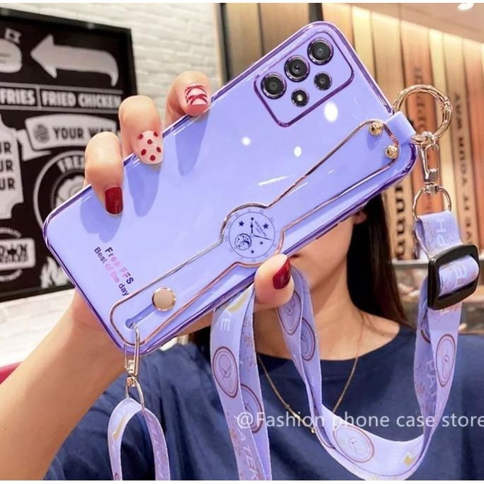 SAMSUNG A52 A52S SOFT CASE PLATING TALI GLOSSY CASING COVER HP