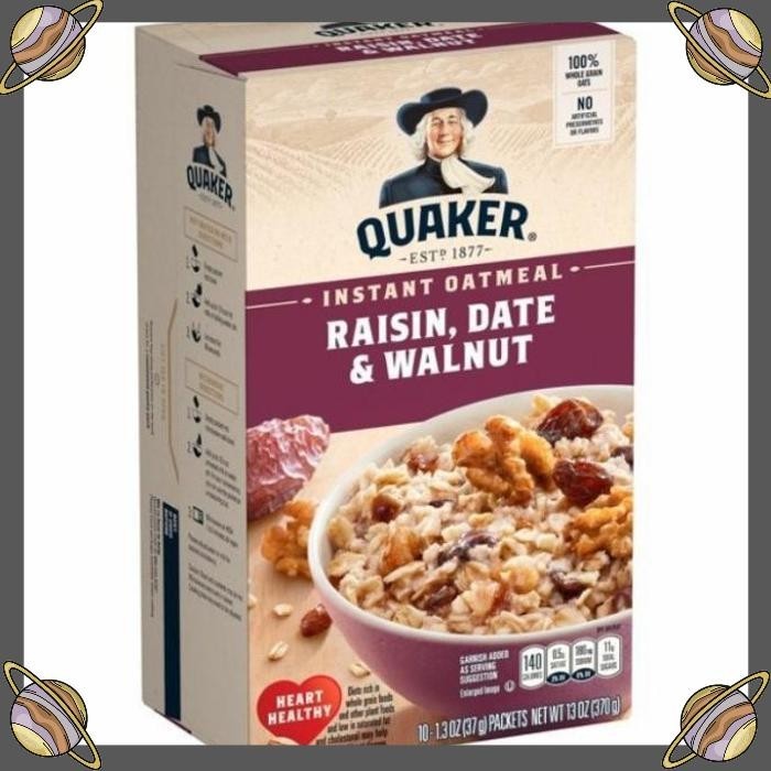 

[CLS] QUAKER INSTANT OATMEAL RAISIN, DATE AND WALNUT 300 GR/OAT