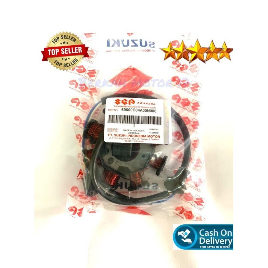 Spull Spul Stator Assy Motor Suzuki Shogun 110