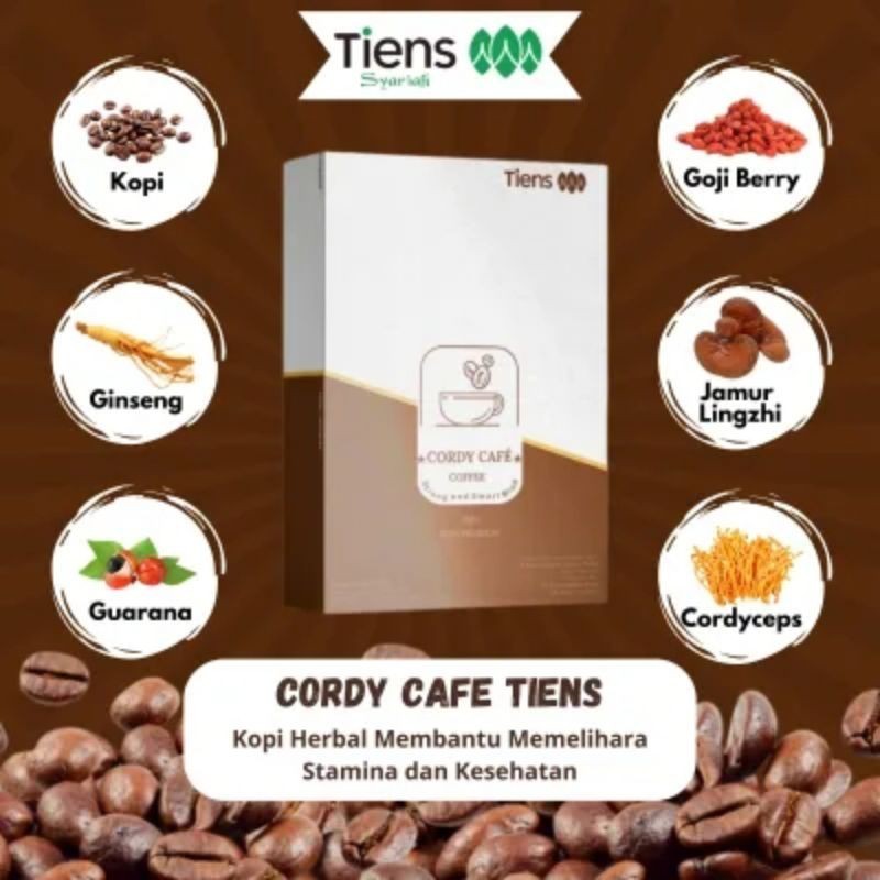 

[BEST SELLER] Cordy Cafe Coffe - Kopi Kuat dan Penambah Stamina Pria 100% Original Product Premium Cofee