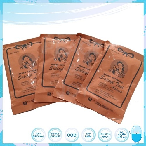 BEDAK SALICYL TALK ADINDA SACHET 50 GR MENGURANGI GATAL AKIBAT BIANG KERINGAT DIJAMIN ORIGINAL