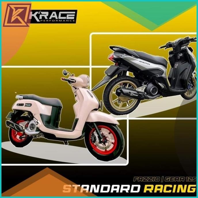 Knalpot krace freego standar racing / knalpot mio gear standar racing