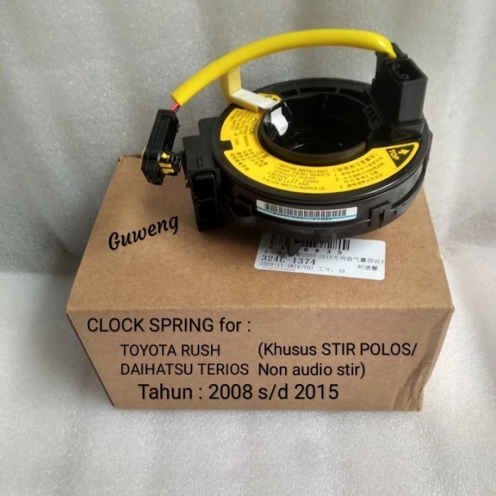 KABEL SPIRAL KLAKSON STIR TOYOTA RUSH DAIHATSU TERIOS TAHUN 2008-2015