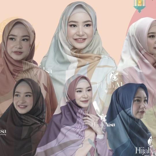 Hijab Voal Jilbab Segiempat Syari Square Kala 140 X 140 Cm
