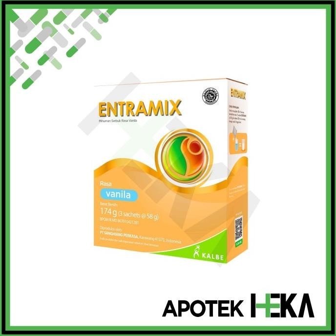 

Entramix Vanila/Coklat 185 gram - Nutrisi Lengkap Dewasa