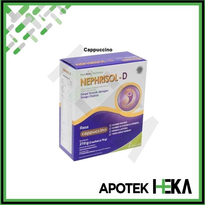 

Nephrisol-D Vanila 231 gram - Susu Pasien Ginjal Dialisis