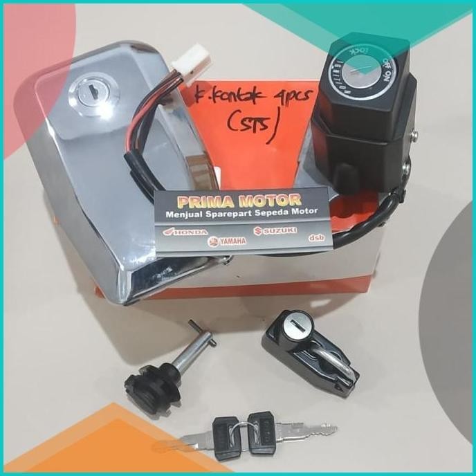 KUNCI KONTAK RX KING OLD DAN TUTUP TANGKI RX KING SET ORII YAMAHA YGP