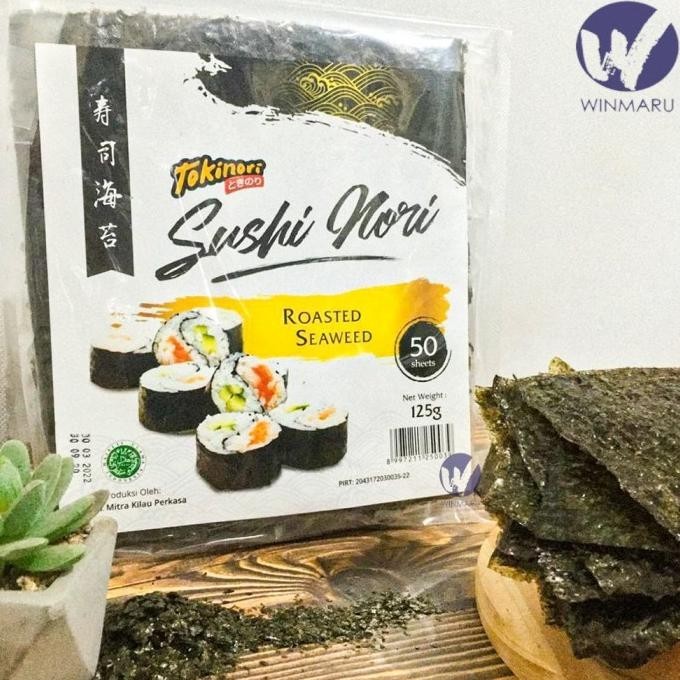 

Tokinori Sushi Nori Seaweed Rumput Laut 50 sheets/lembar PM