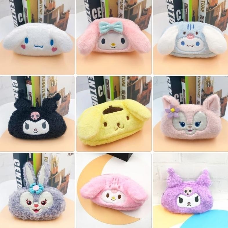 

Ad-77 Pencil Case 2 Resleting Tempat Pencil Karakter Tempat Pencil Boneka Promo Special