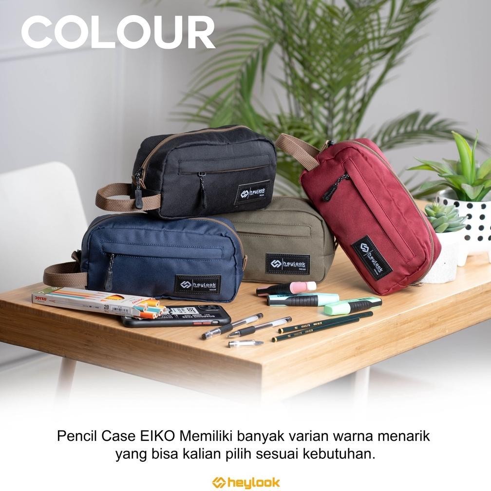 

Gs-56 Heylook Project - Tempat Pensil Eiko Kotak Pensil Pencil Case Kostak Anak Atk Sekolah Kuliah Kantor Kerja Promo