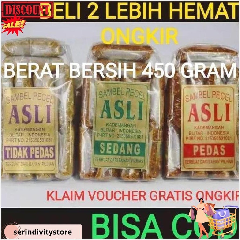 

Sambel Pecel Asli Blitar / Sambal Pecel Asli 450 Gram Terlaris