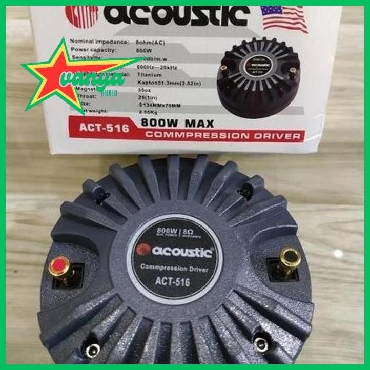 [ACOUSTIC - PA516] DRIVER TWEETER ACOUSTIC PA516 800 Watt vanya__77