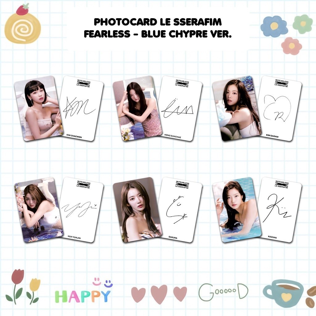 [REPLIKA] LE SSERAFIM OFFICIAL PHOTOCARD FEARLESS WEVERSE