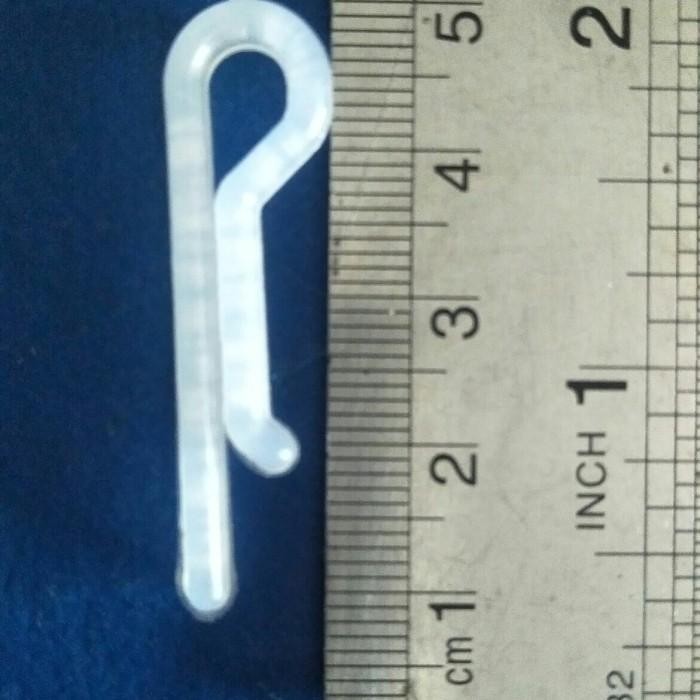 Klip Kemeja /Jepitan Putih Polos/Klip Ompong